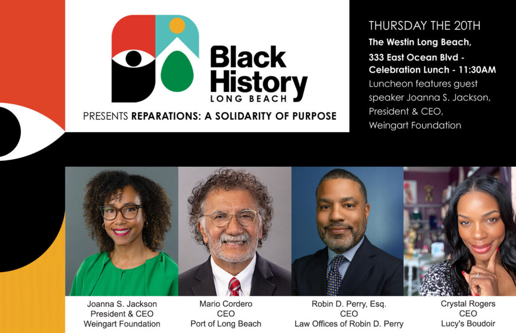 Reparations: A Solidarity of Purpose Awards Luncheon speaker and honorees