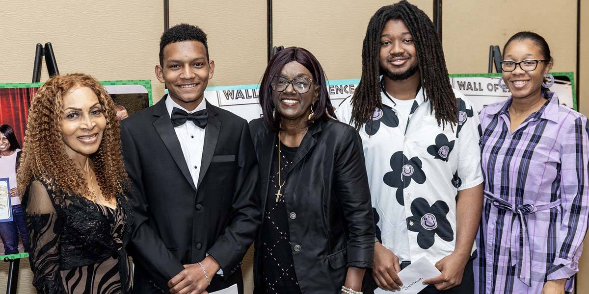 Scholarship winners at Long Beach Black History luncheon 2025